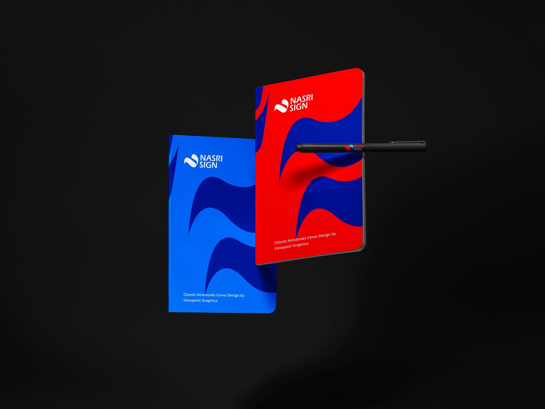NASRI SIGN notebook mockup