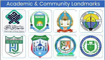 Academic and Community Landmarks logos